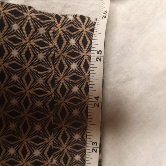 J.jill 6 Stretch Cotton Blend Zipper Ankle Length Floral Print Women's Pants - Picture 6 of 7